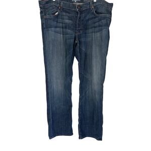 7 Seven For All Mankind Jeans Standard Womens SZ40 Denim Bootcut Stretch Premium